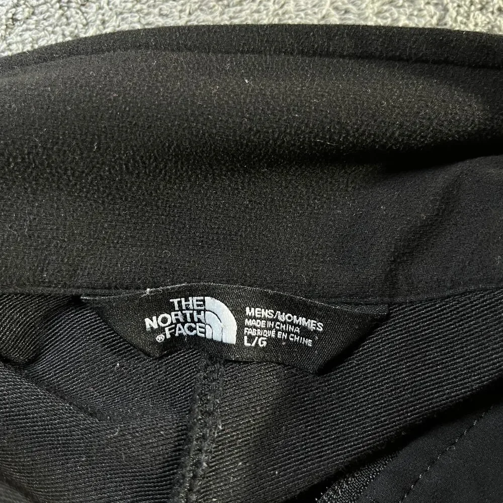 The North Face Windwall Jacket Mens Large Black Windbreaker‎ Full Zip Outdoor